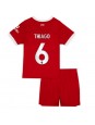 Liverpool Thiago Alcantara #6 Domácí dres pro děti 2023-24 Krátký Rukáv (+ trenýrky)